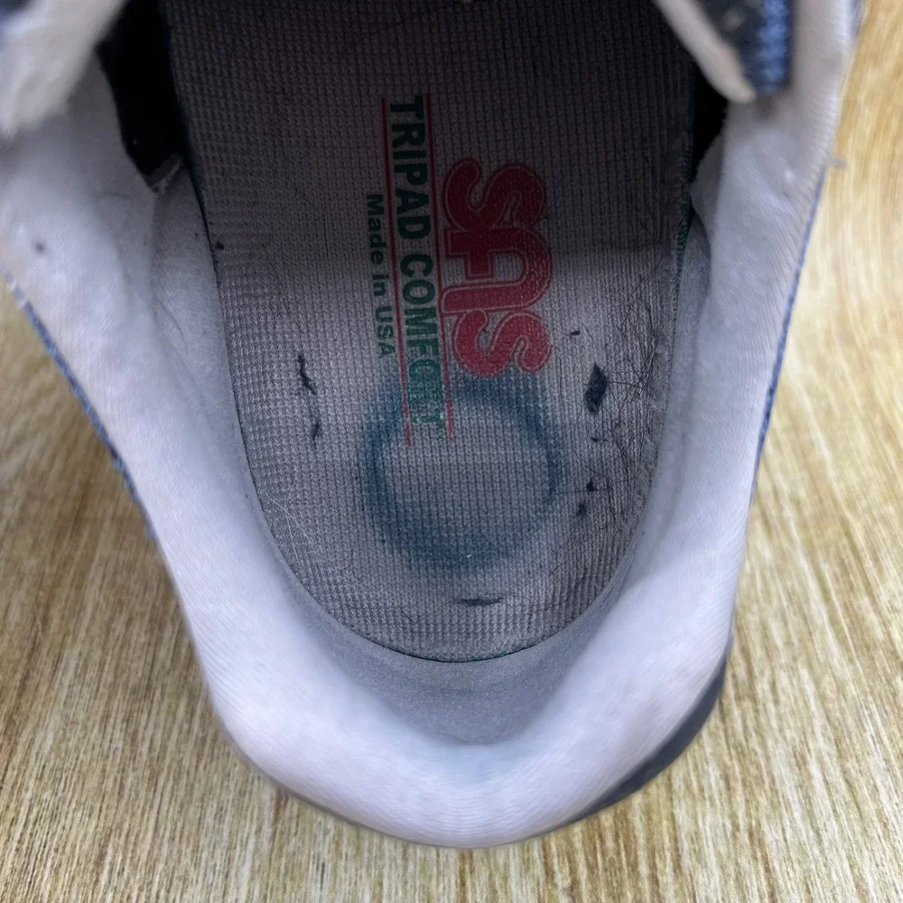 SAS Journey Mesh Men's Size 9 Blue Grey Suede Walking Shoes Made in USA Sneakers